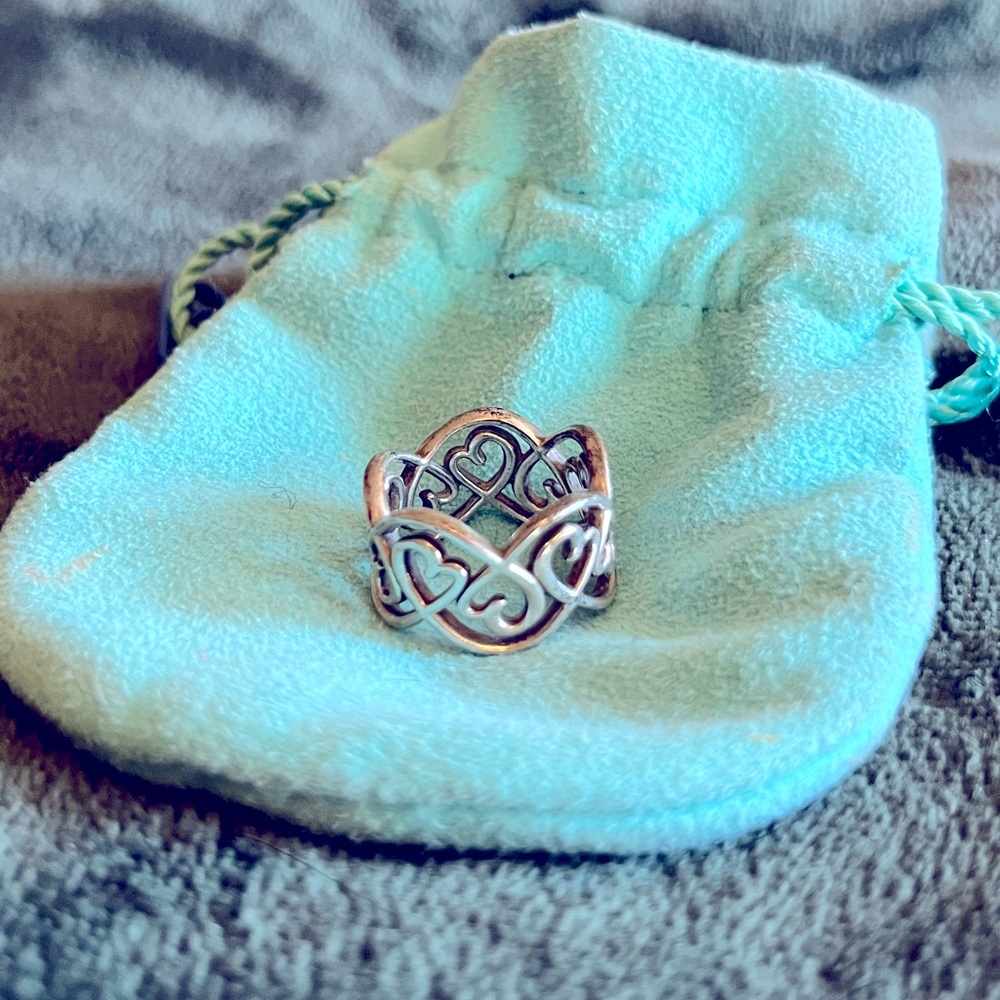 Tiffany & Co Hearts Ring, size 5.5